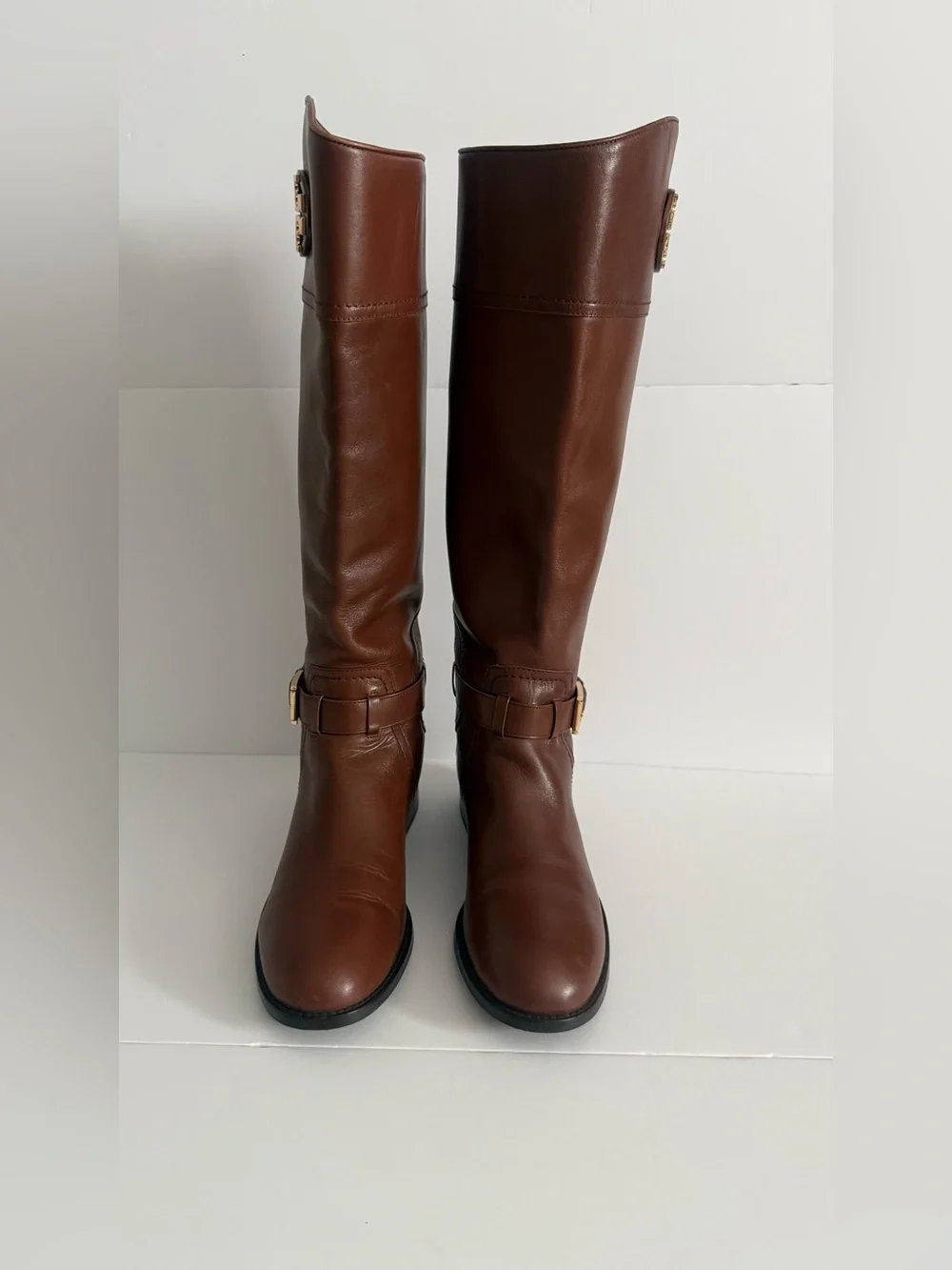 Tory Burch tall brown